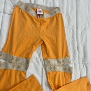 Orange women’s kappa fitted tracksuit size large